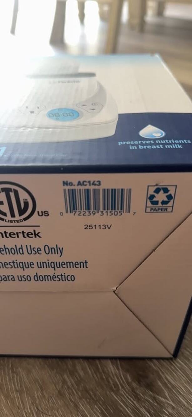 Breast Milk Warmer AC143